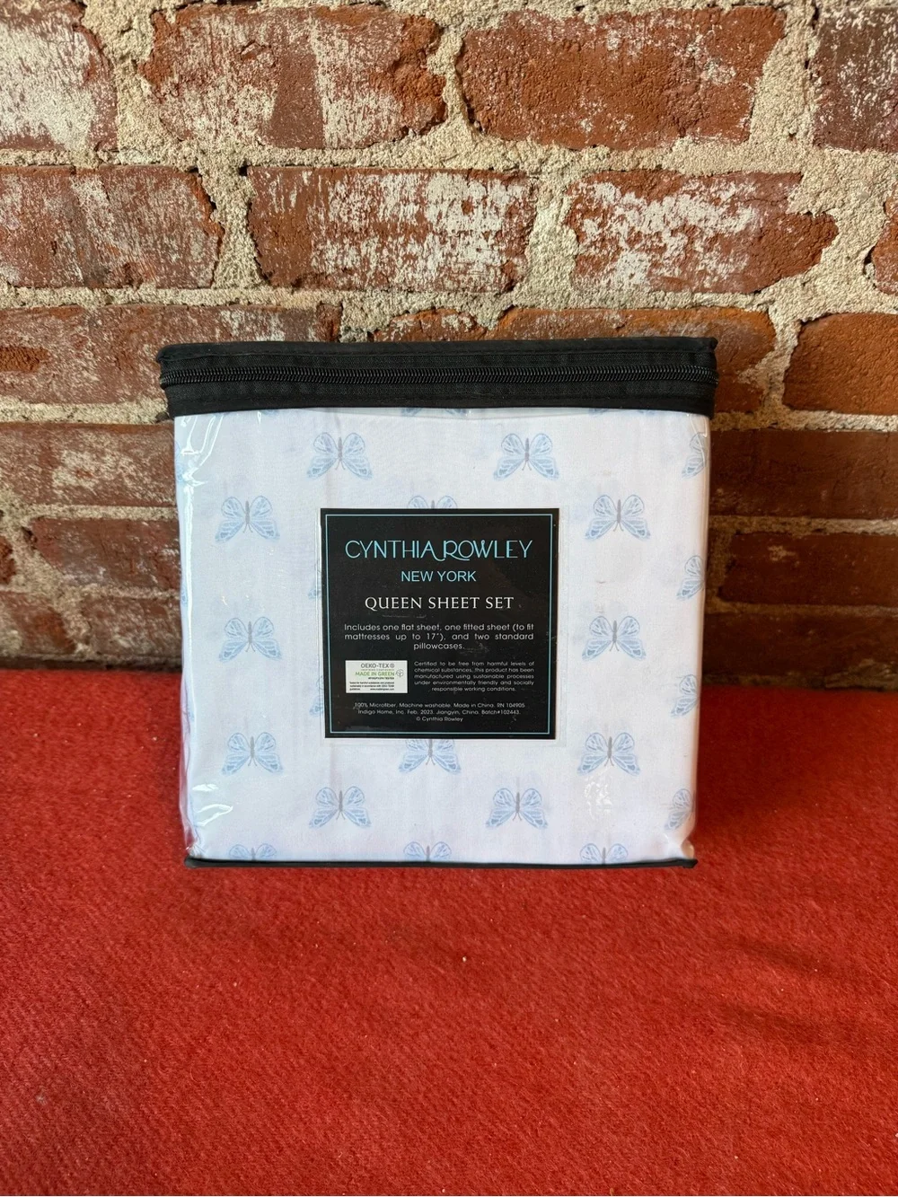 Cynthia Rowley Queen sheet set